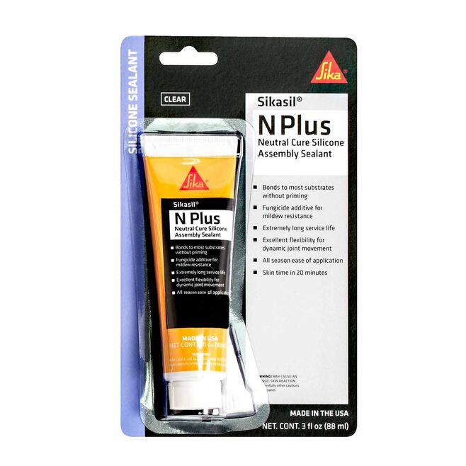 Sikasil® N Plus Silicone Sealant, 3oz Tube